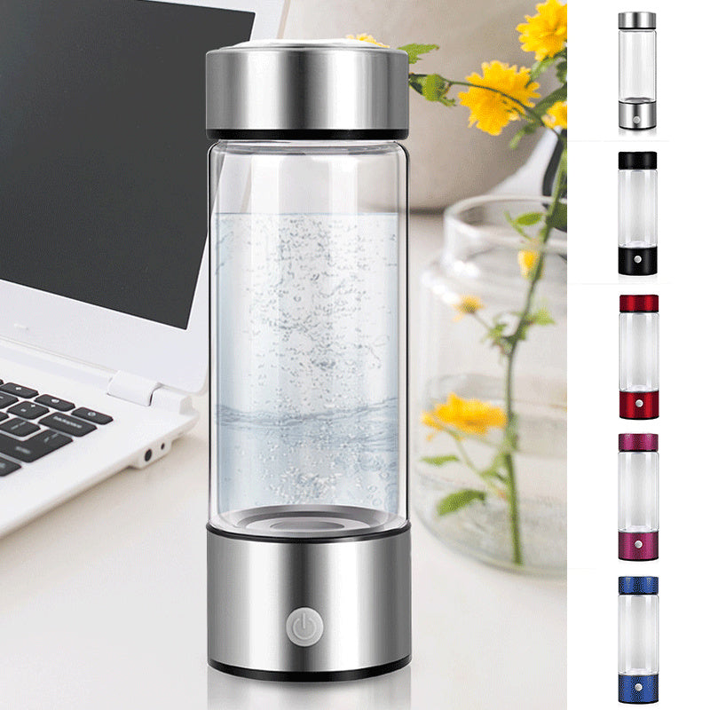 Hydrogen Water Bottles Electric Hydrogen Rich Water Generator Bottle New Technology Rechargeable Portable Antioxidant Streetsharks