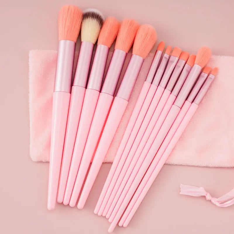 13Pcs Makeup Brush Set Make Up Concealer Brush Blush Powder Brush Eye Shadow Highlighter Foundation Brush Cosmetic Beauty Tools Streetsharks