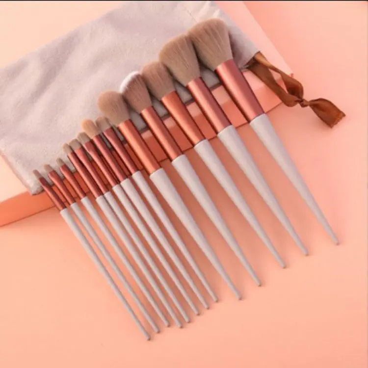 13Pcs Makeup Brush Set Make Up Concealer Brush Blush Powder Brush Eye Shadow Highlighter Foundation Brush Cosmetic Beauty Tools Streetsharks