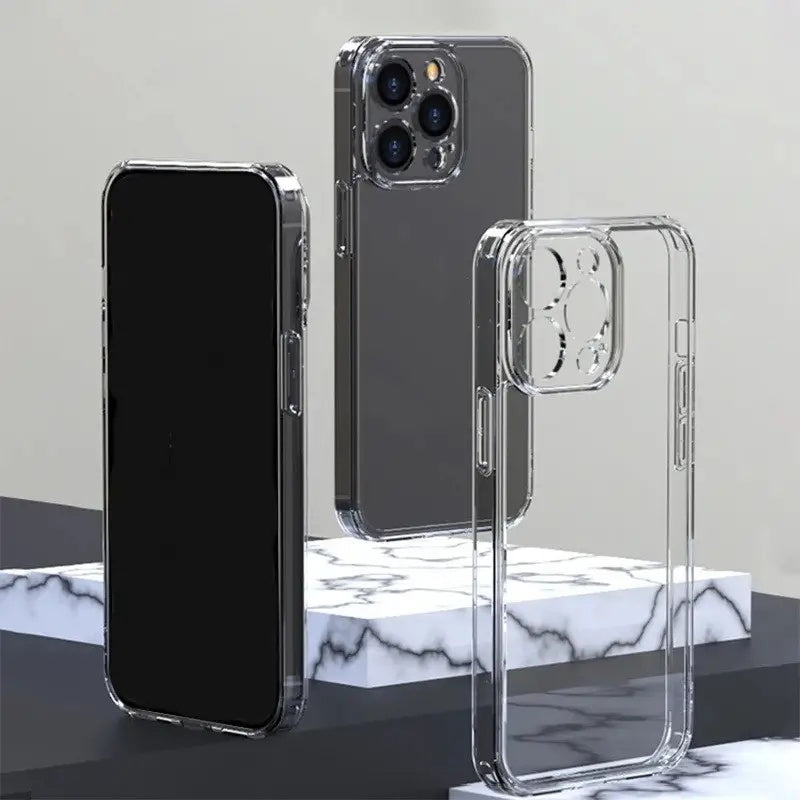 For iPhone 16 Pro Max Luxury Clear Flexible TPU Case for iPhone 16 15 14 13 12 11 Pro Max for iPhone XS XR X 7 8 Plus SE Phone Case DT Streetsharks