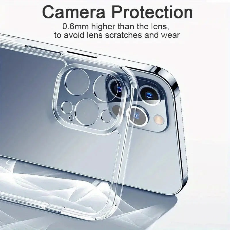 For iPhone 16 Pro Max Luxury Clear Flexible TPU Case for iPhone 16 15 14 13 12 11 Pro Max for iPhone XS XR X 7 8 Plus SE Phone Case DT Streetsharks