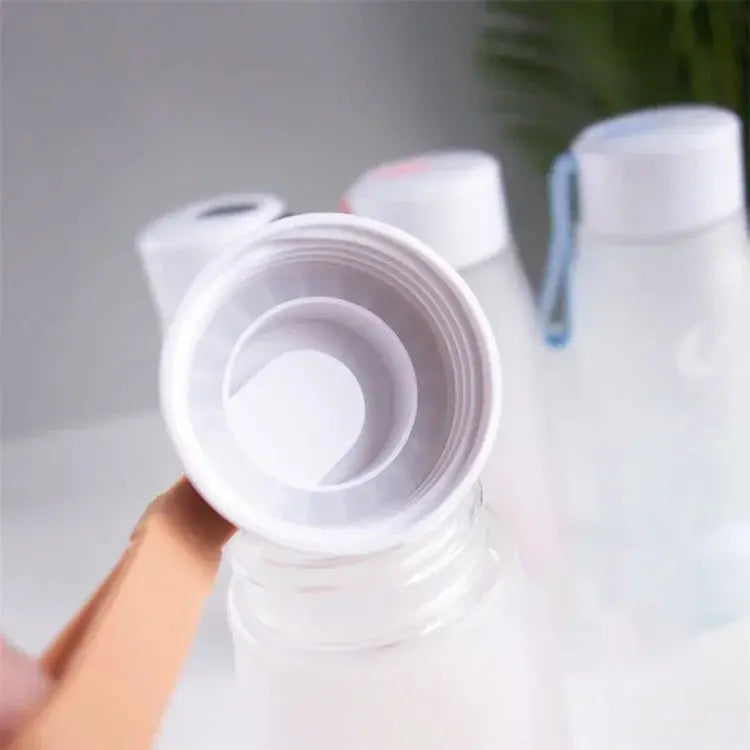 1PC 560ml Water Bottle Drinkware Leak Proof Portable for Girl Outdoor Travel Leakproof Plastic My Cute Drink Bottle Streetsharks