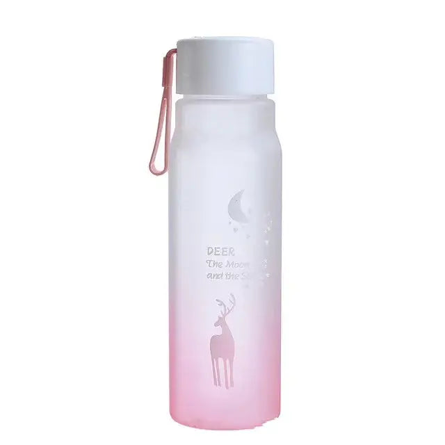 1PC 560ml Water Bottle Drinkware Leak Proof Portable for Girl Outdoor Travel Leakproof Plastic My Cute Drink Bottle - Streetsharks