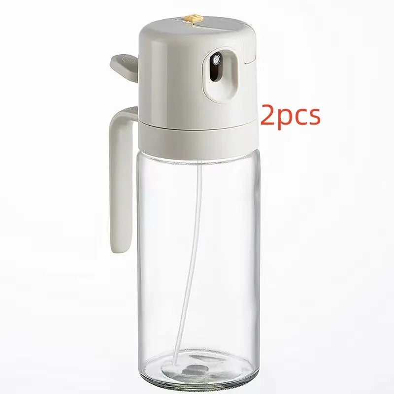 2 In 1 Oil Sprayer Bottle BBQ Cooking Oil Dispenser Olive Oil Pourers Sprayer Kitchen Baking Oil Mister Vinegar Bottle Streetsharks