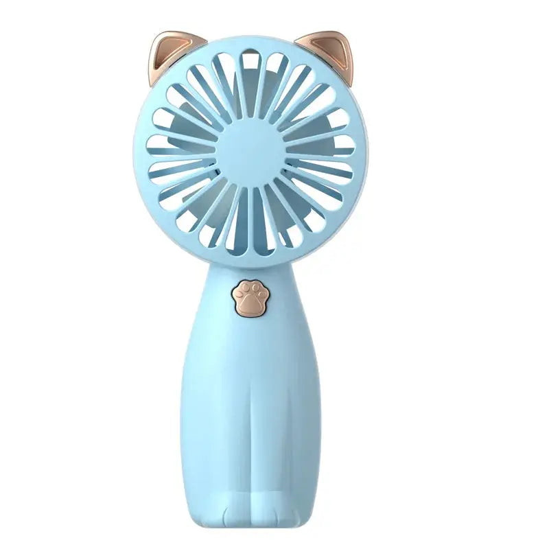 2024 New Cute Small Fan Desktop Portable Mini Handheld Fan With USB Rechargeable Summer Cooling Mini Air Conditioner Air Cooler - Streetsharks