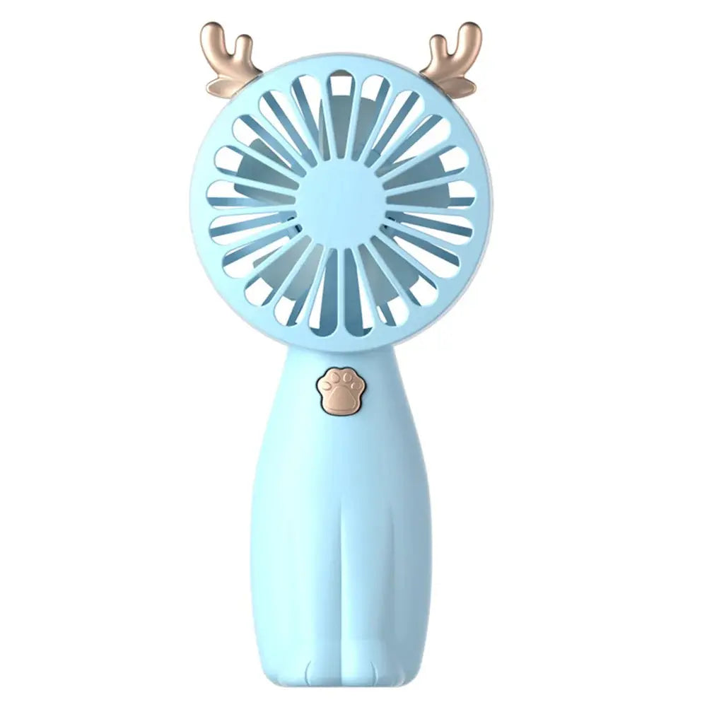 2024 New Cute Small Fan Desktop Portable Mini Handheld Fan With USB Rechargeable Summer Cooling Mini Air Conditioner Air Cooler - Streetsharks