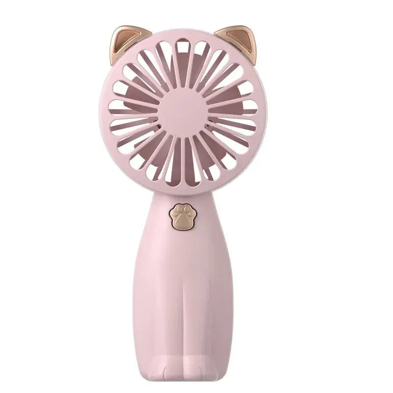 2024 New Cute Small Fan Desktop Portable Mini Handheld Fan With USB Rechargeable Summer Cooling Mini Air Conditioner Air Cooler - Streetsharks