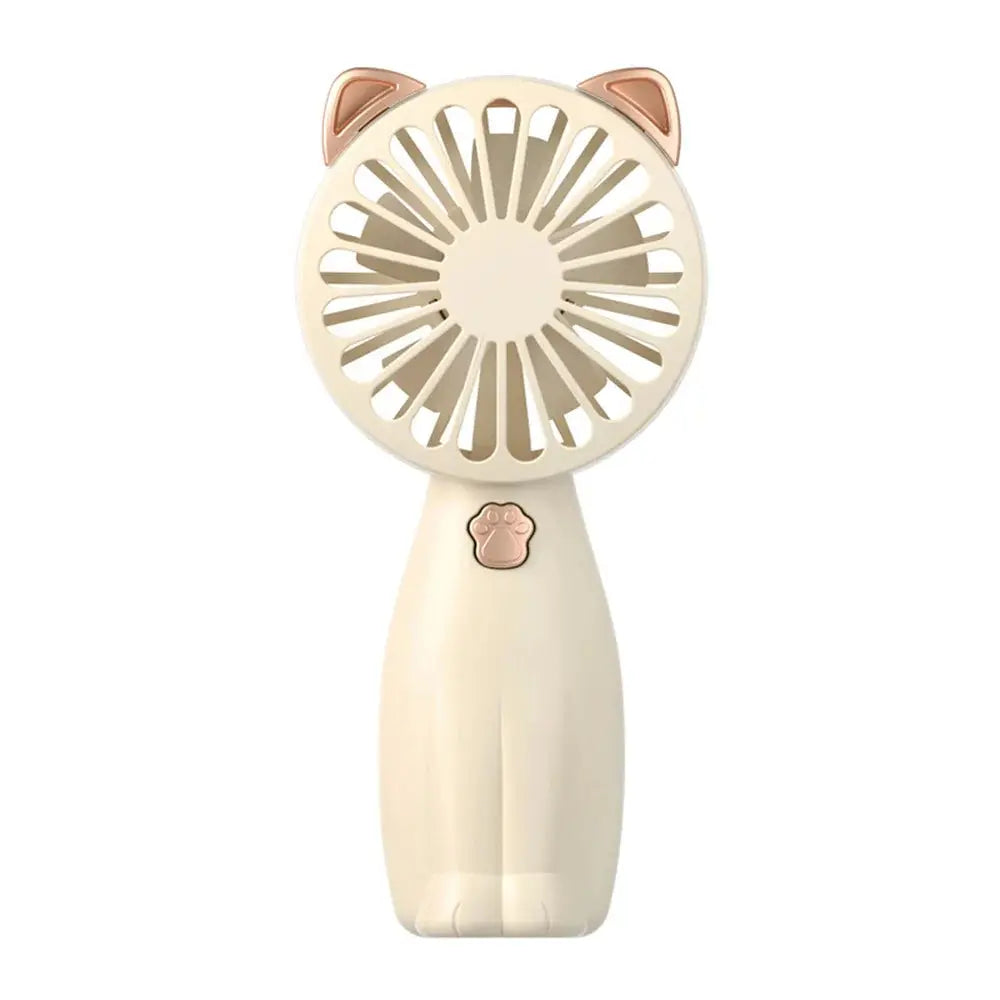 2024 New Cute Small Fan Desktop Portable Mini Handheld Fan With USB Rechargeable Summer Cooling Mini Air Conditioner Air Cooler - Streetsharks