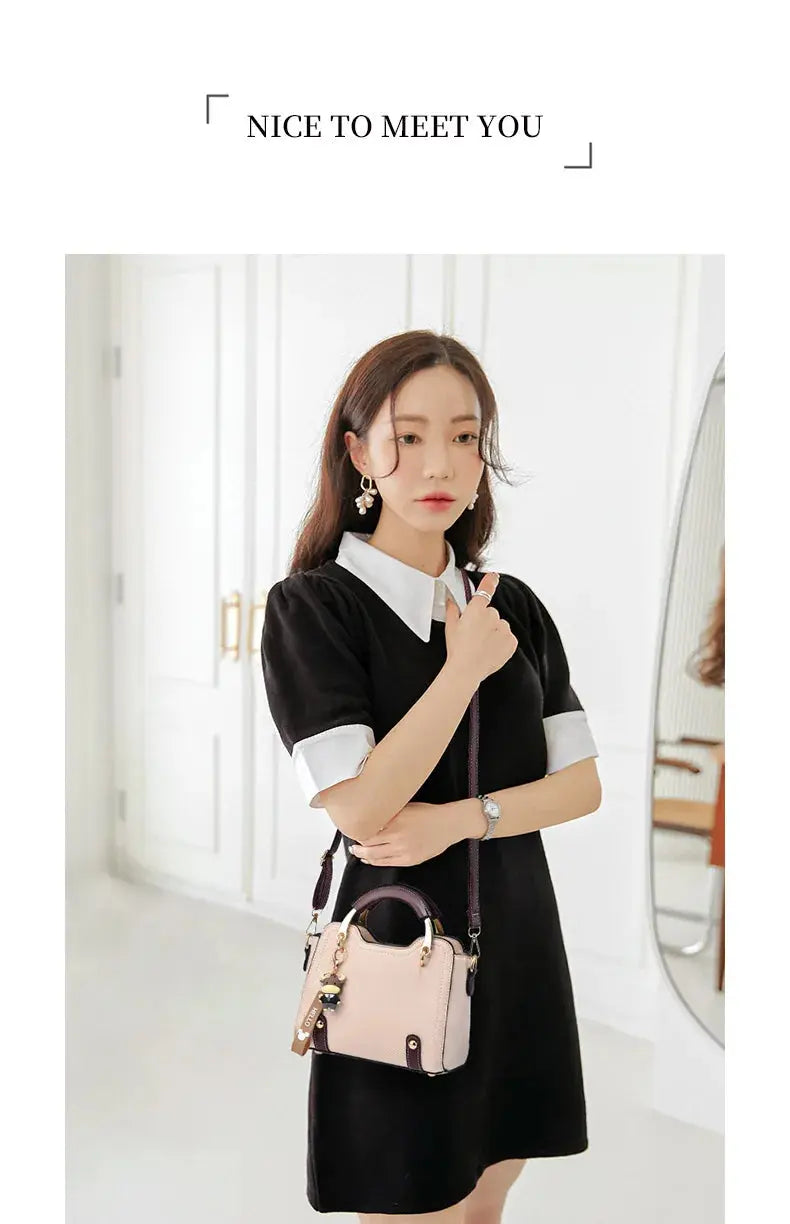 2024 New Handheld Small Square Bag Fashionable Girl One Shoulder Small Bag Women's Crossbody Bag Luxury Handbags Сумка Женская Streetsharks