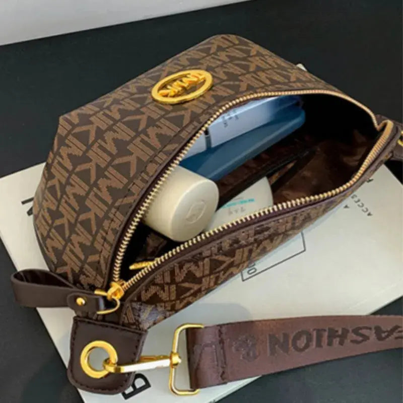 2024 Vintage Shoulder Bag Women Printed Letter Crossbody Chest Bag With Adjustable Strap Designer Luxury Soft Leather Waist Pack Streetsharks