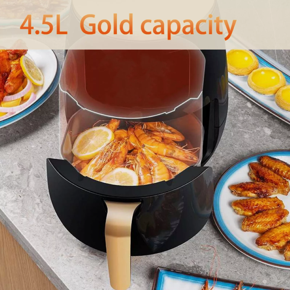 4.5L  Air Fryer Digital Kitchen Oven Oil Free Low Fat Healthy Frying Cooker UK aee17d-2