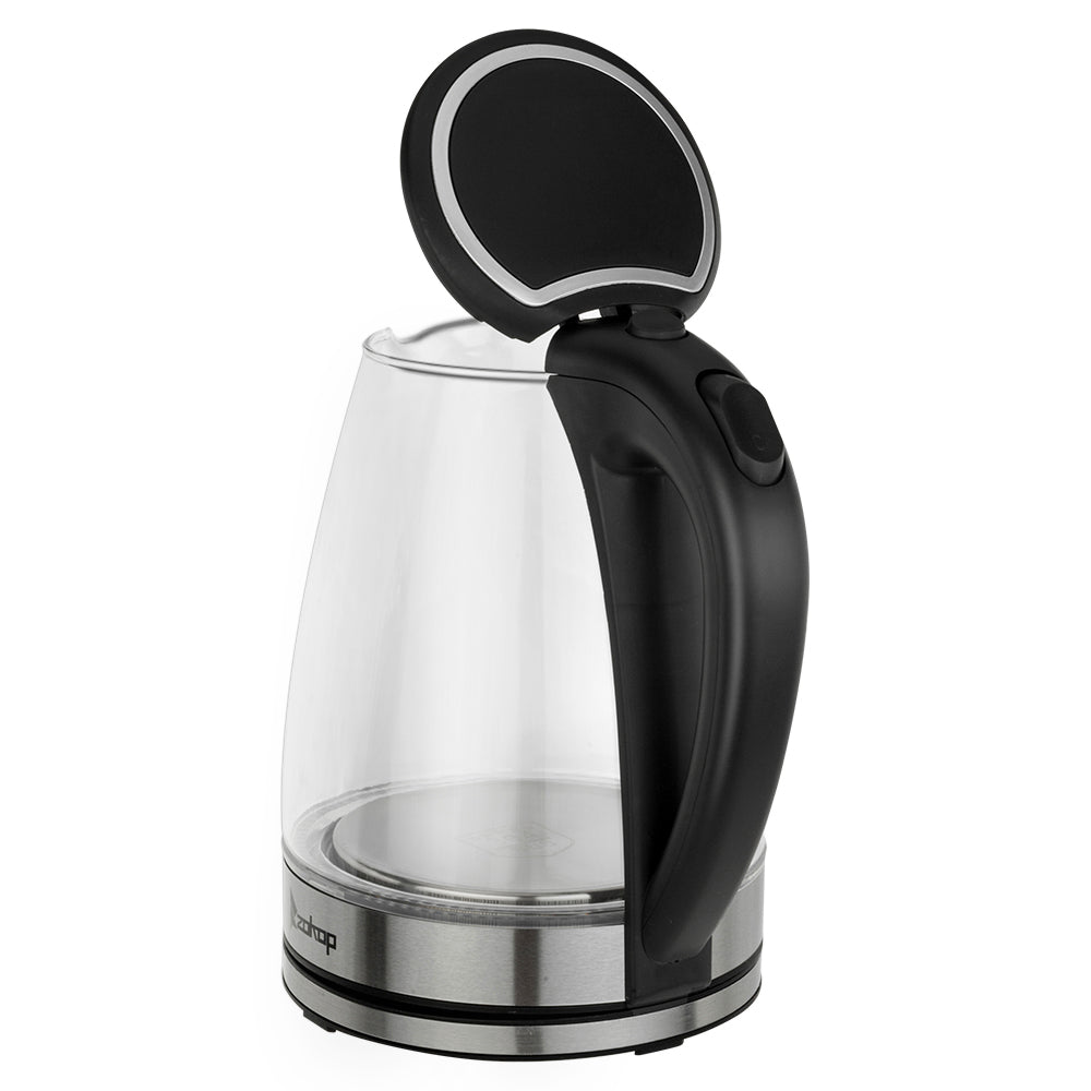 [Same model: 94353526] HD-1857-A 220V 2000W 1.8L Electric Glass Kettle UK Plug aee17d-2