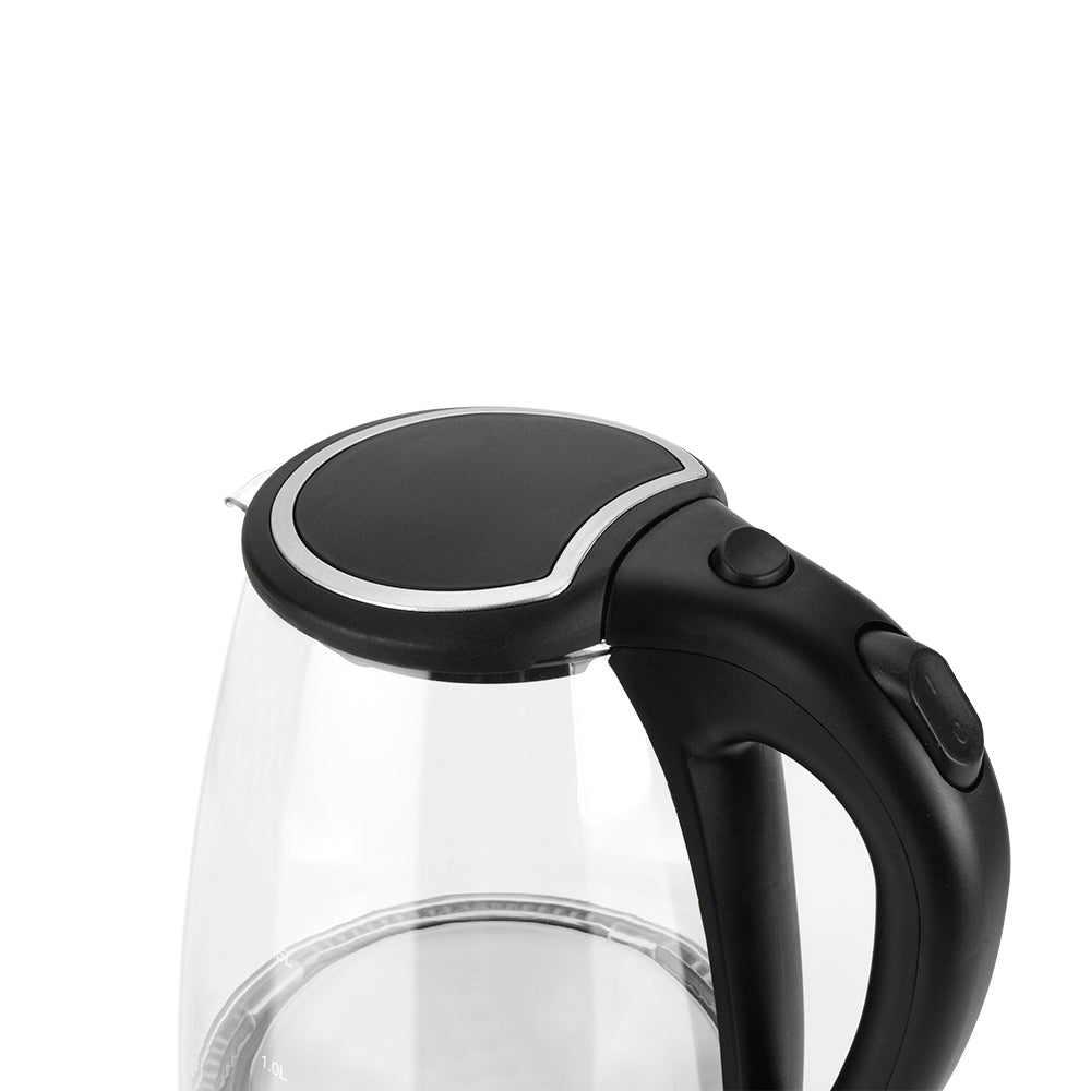 [Same model: 94353526] HD-1857-A 220V 2000W 1.8L Electric Glass Kettle UK Plug aee17d-2