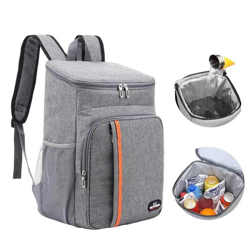 20L Portable Thermal Lunch Bag Food Box Durable Waterproof Cooler Ice Insulated Case Camping Oxford Dinner Backpacks Icebox - Streetsharks