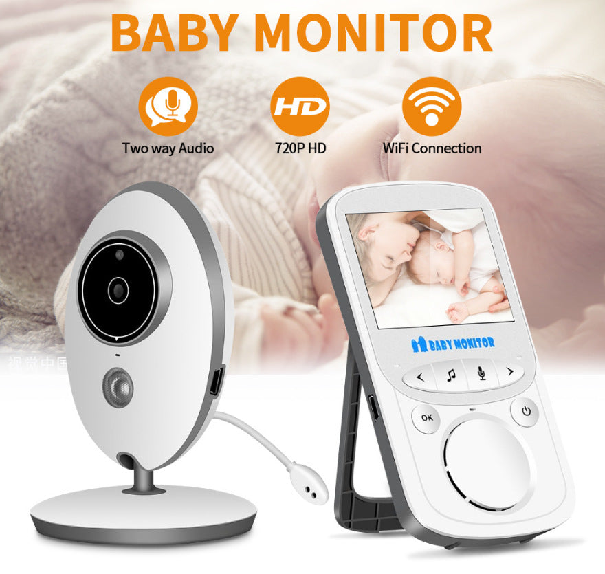 Wireless Baby 2.4G Digital Care Device Baby Cry Wake Up Voice Intercom Room Temperature Monitoring