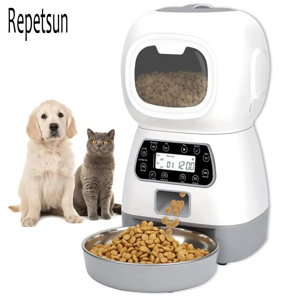 3.5L Automatic Pet Feeder Smart Food Dispenser Streetsharks