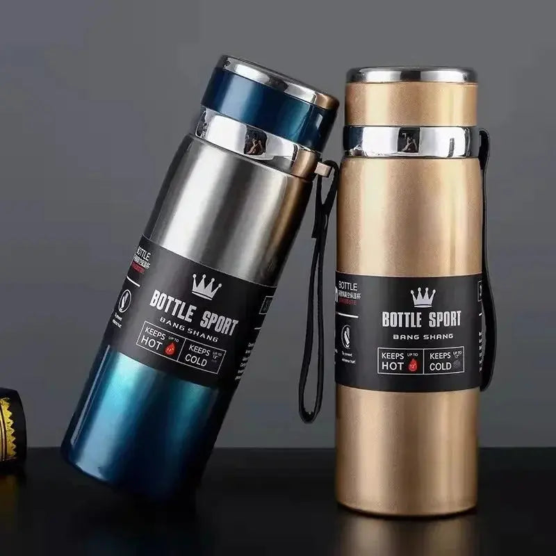 316 Stainless Steel Insulated Mug Outdoor Car Travel Mug Large Capacity Mug Thermos Double Layer Stainless Steel Water Bottle Streetsharks