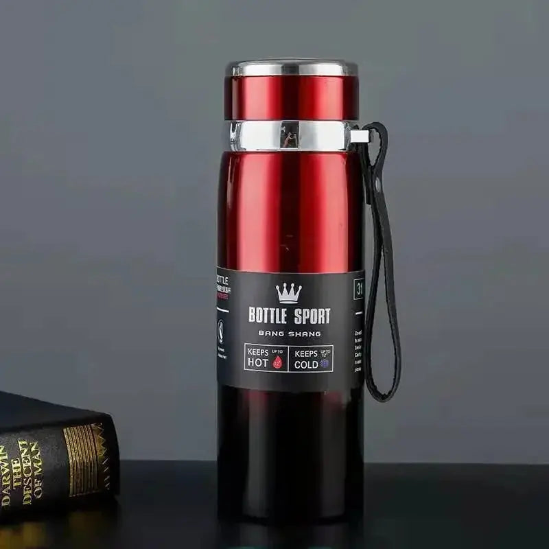 316 Stainless Steel Insulated Mug Outdoor Car Travel Mug Large Capacity Mug Thermos Double Layer Stainless Steel Water Bottle - Streetsharks