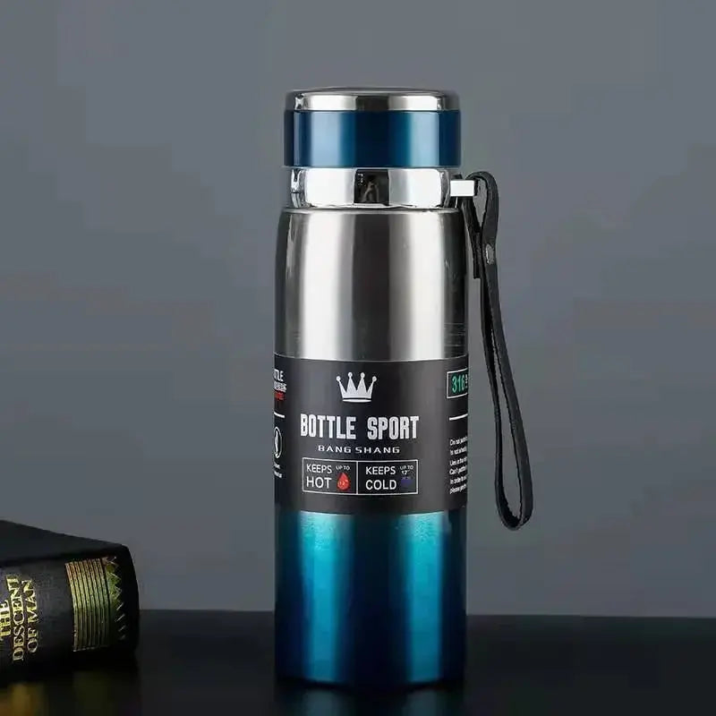 316 Stainless Steel Insulated Mug Outdoor Car Travel Mug Large Capacity Mug Thermos Double Layer Stainless Steel Water Bottle Streetsharks