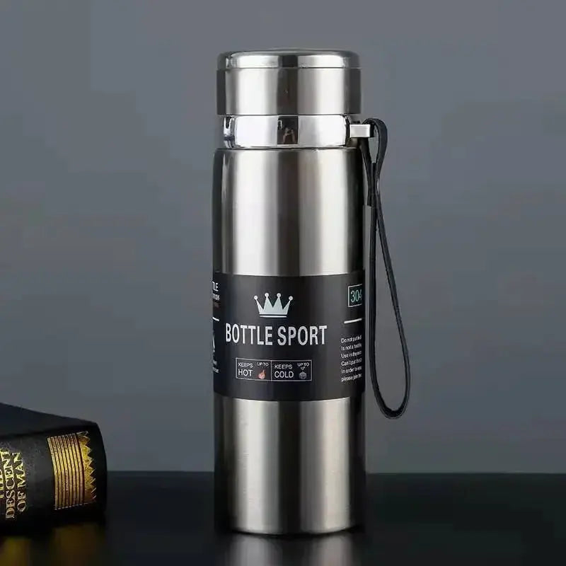 316 Stainless Steel Insulated Mug Outdoor Car Travel Mug Large Capacity Mug Thermos Double Layer Stainless Steel Water Bottle - Streetsharks