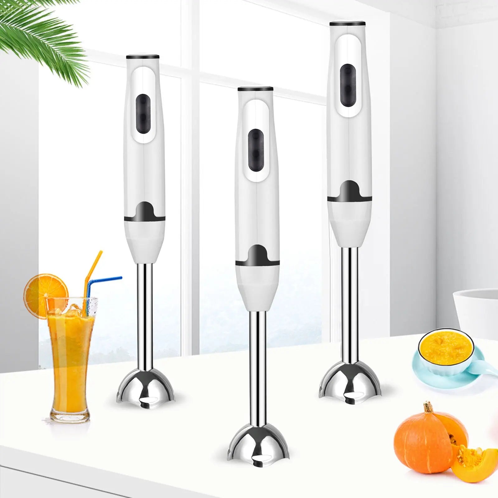 400W Electric Stick Blender Hand Blender for Curry Purée, Food Mixer, and Liquidizer StreetSharks