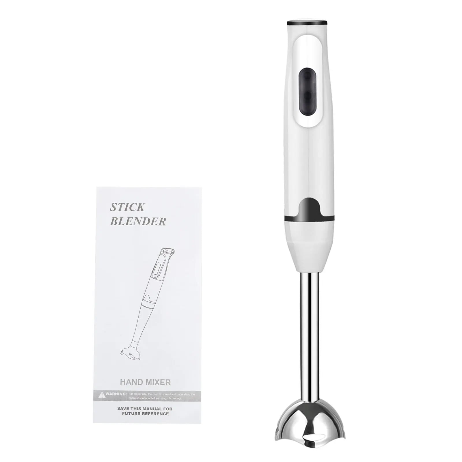 400W Electric Stick Blender Hand Blender for Curry Purée, Food Mixer, and Liquidizer StreetSharks