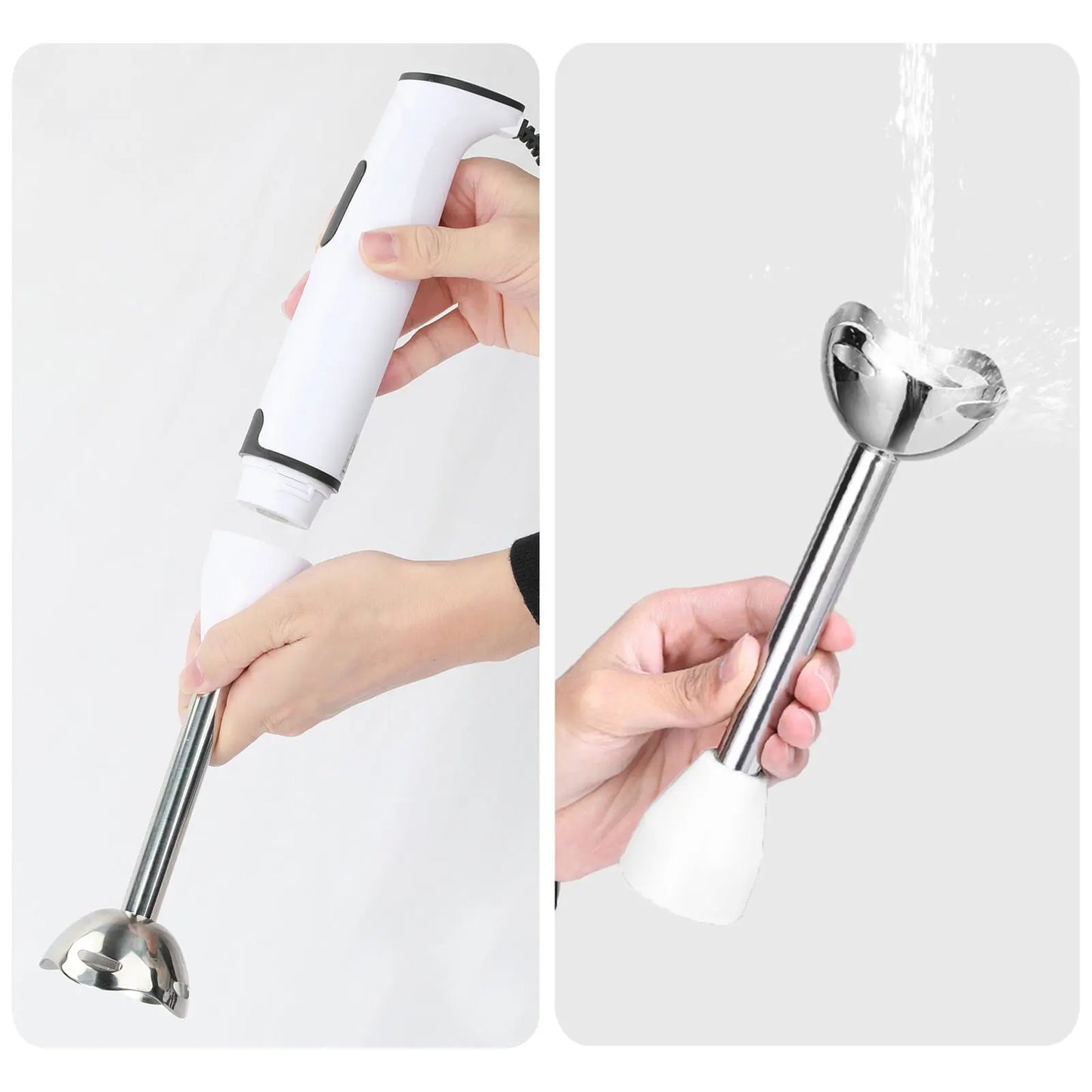 400W Electric Stick Blender Hand Blender for Curry Purée, Food Mixer, and Liquidizer StreetSharks