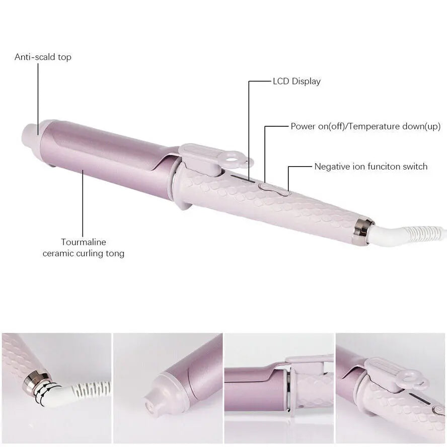 40 mm Curling Wand Curling Tongs Big Barrel Curling Iron Professional Hair Curler StreetSharks