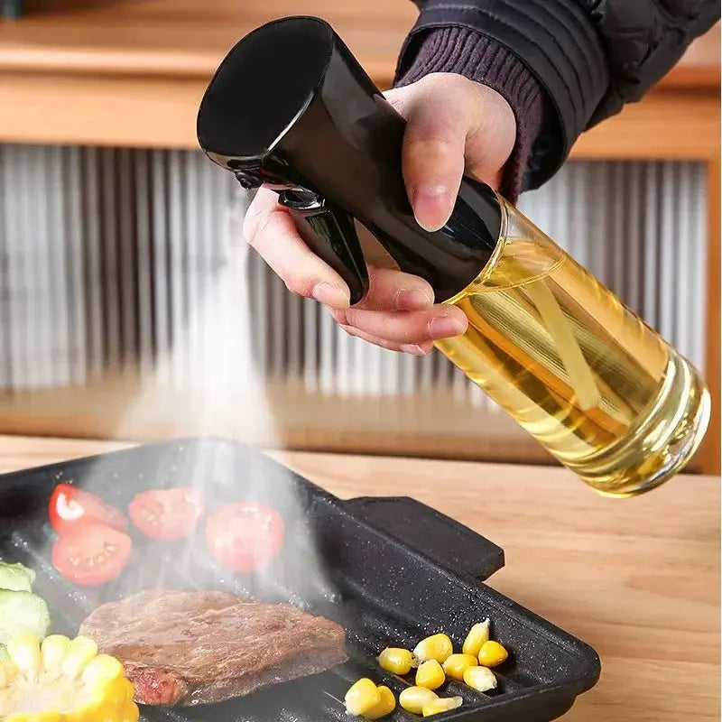 200/300/500ml Oil Spray Bottle BBQ Cooking Olive Oil Sprayer Kitchen Baking Oil Spray Empty Bottle Vinegar Bottle Dispenser Streetsharks