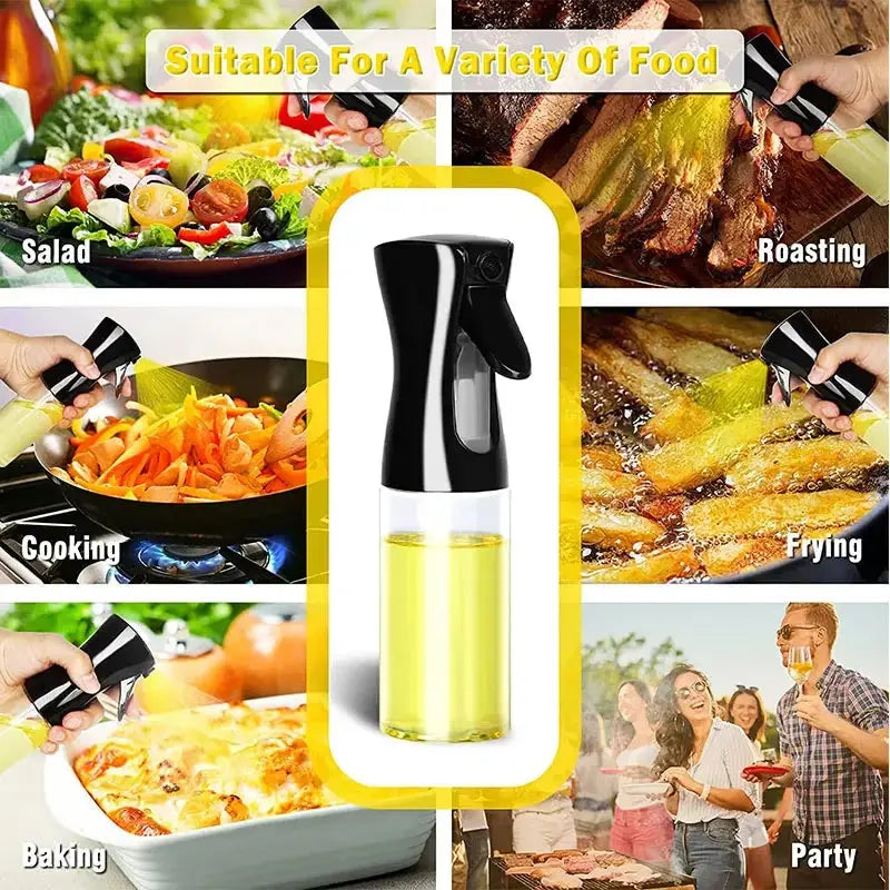 200/300/500ml Oil Spray Bottle BBQ Cooking Olive Oil Sprayer Kitchen Baking Oil Spray Empty Bottle Vinegar Bottle Dispenser Streetsharks