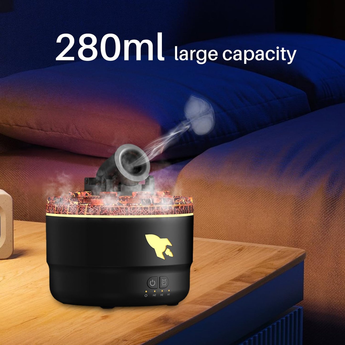 Lava Crack Humidifier Hotel Essential Oil Ultrasonic Fragrance Diffuser Aerosol Vaporizer