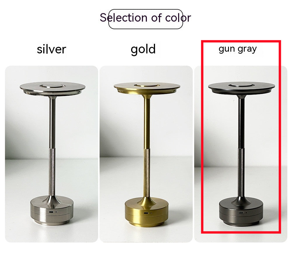 All Aluminum I-shaped Touch Table Lamp USB Charging