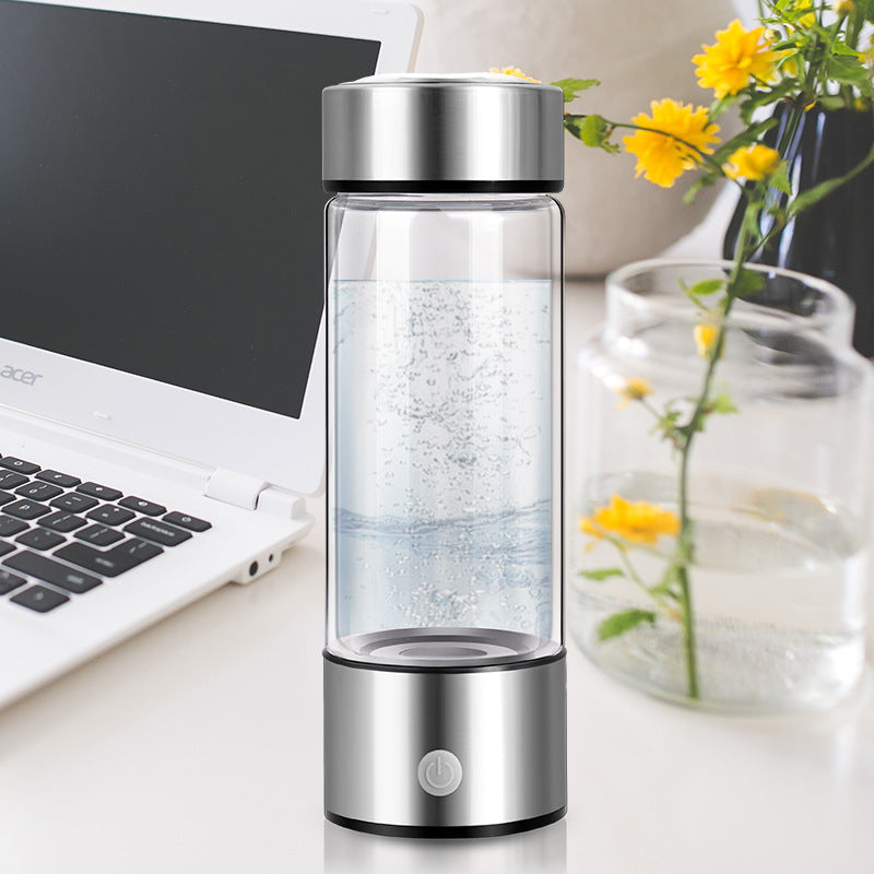 Hydrogen Water Bottles Electric Hydrogen Rich Water Generator Bottle New Technology Rechargeable Portable Antioxidant Streetsharks