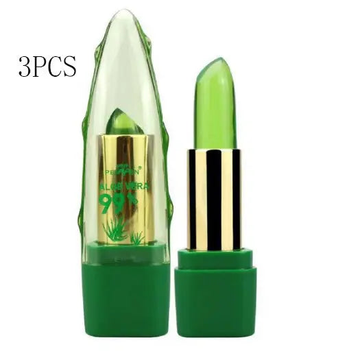 Aloe Vera Gel Lipstick Luminous Moisturizer desalination with anti-drying Lip Beam Care in Fine Grain StreetSharks