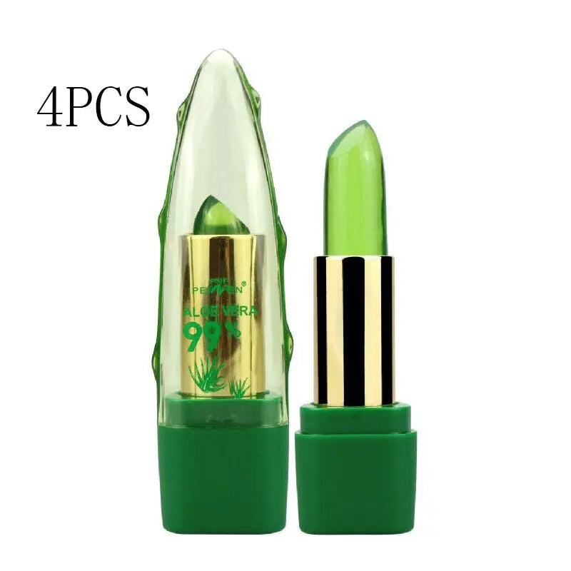 Aloe Vera Gel Lipstick Luminous Moisturizer desalination with anti-drying Lip Beam Care in Fine Grain StreetSharks