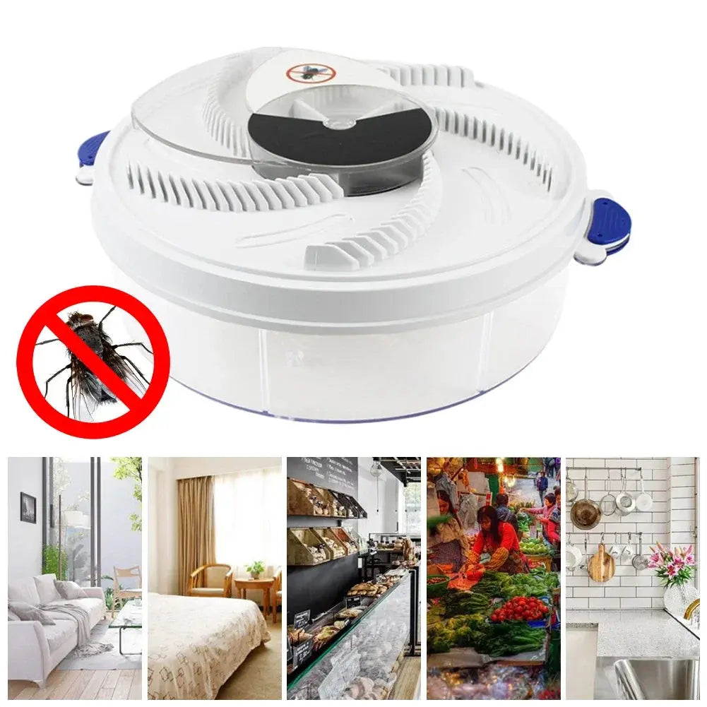 Automatic Pest Catcher USB Rechargeable Pest Catcher Device Automatic Flycatcher Home Kitchen Flytrap Quiet Indoor Insect Reject - Streetsharks