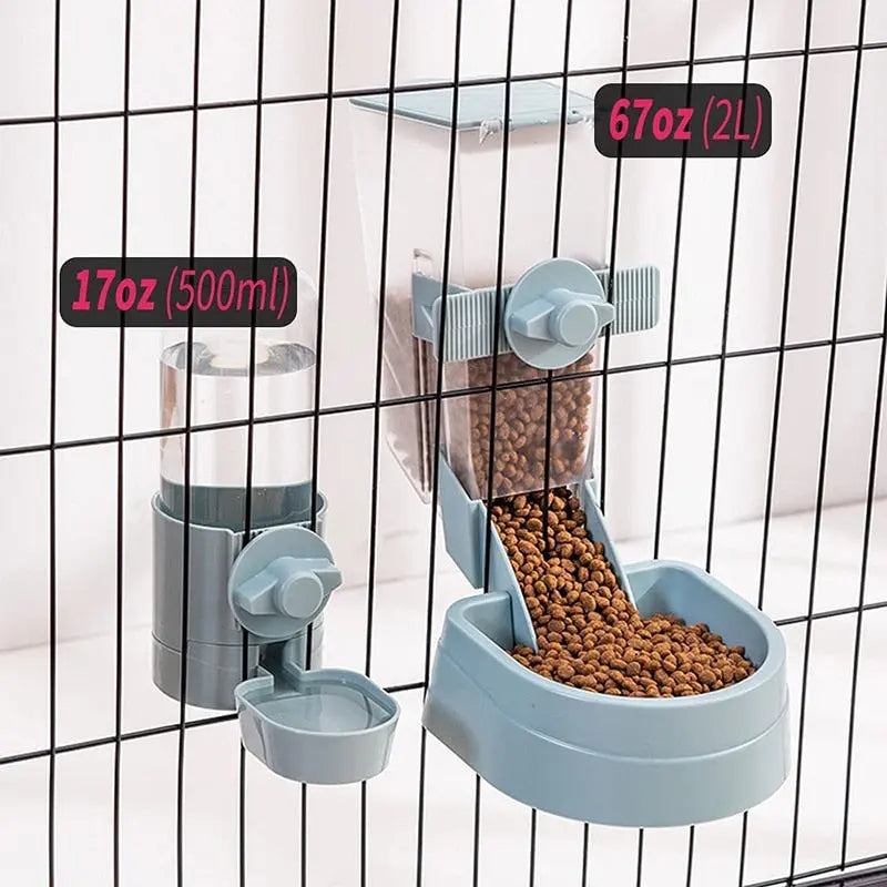 Automatic Pet Bowls Cage Dispenser Bowl For Puppy Streetsharks