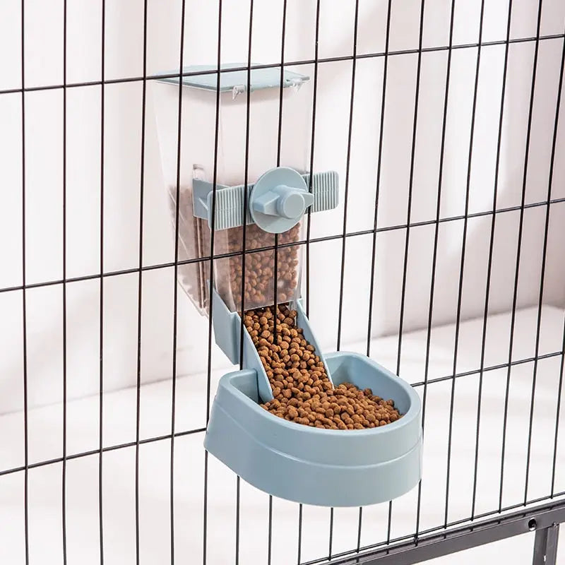 Automatic Pet Bowls Cage Hanging Feeder Pet Water Bottle Food Container Streetsharks