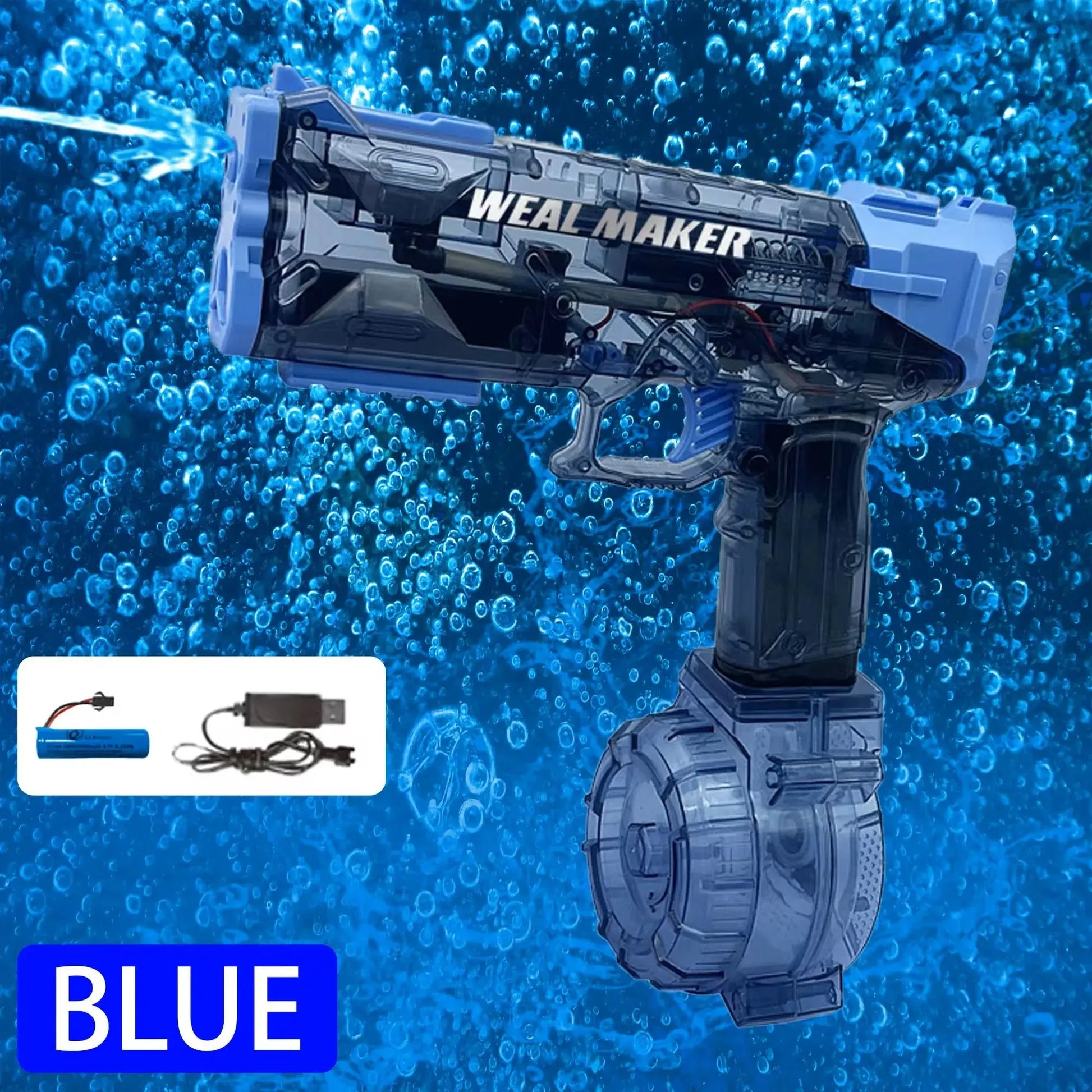 high pressure water gun Automatic Water Electric Gun Shooting Toys Water Spray Pistol for Pool Portable High Pressure Watergun Summer Games for Children - Streetsharks