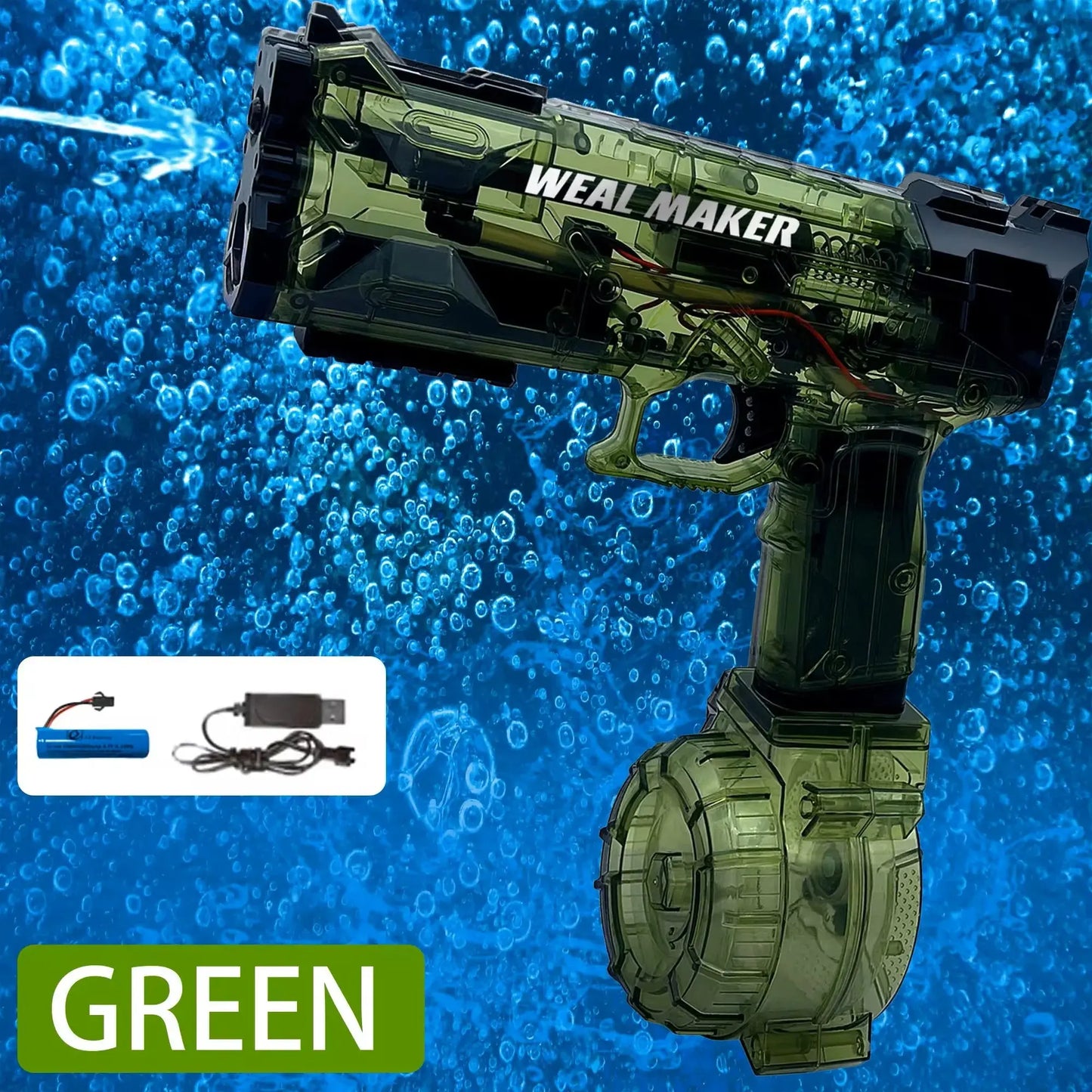 high pressure water gun Automatic Water Electric Gun Shooting Toys Water Spray Pistol for Pool Portable High Pressure Watergun Summer Games for Children - Streetsharks