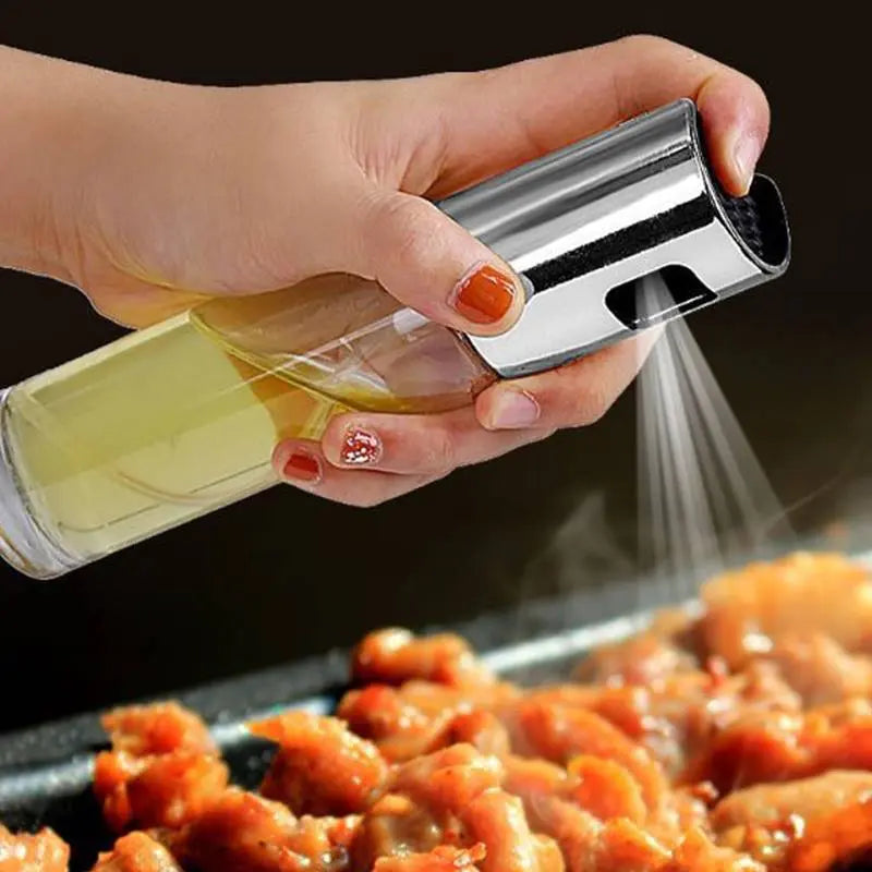 BBQ Healthy Kitchen Cooking Oil Vinegar Spray Bottle StreetSharks