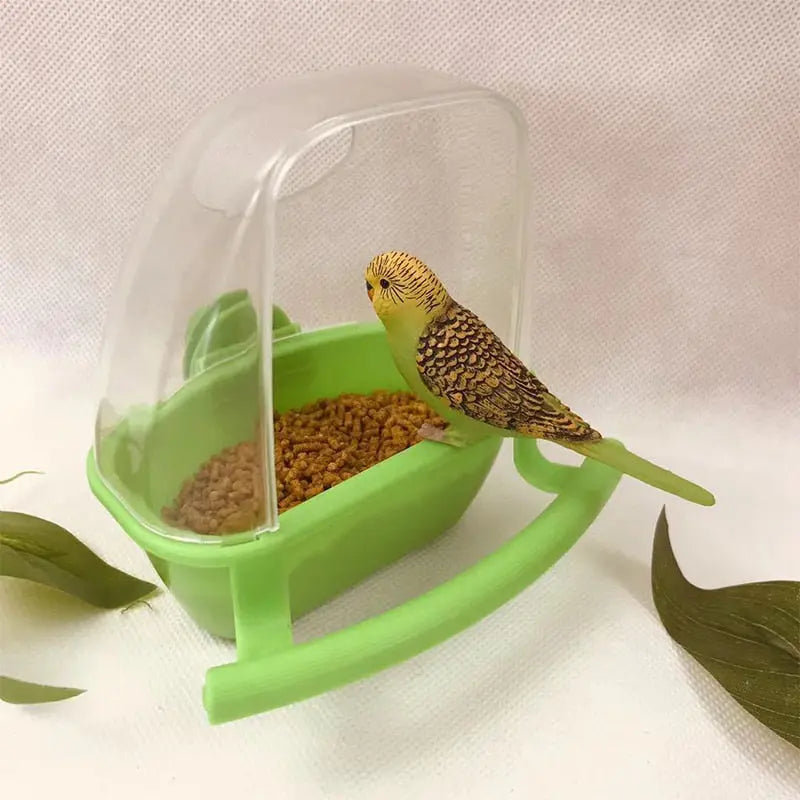 Bird Cage Feeder Parrot Birds Water Hanging Bowl Streetsharks