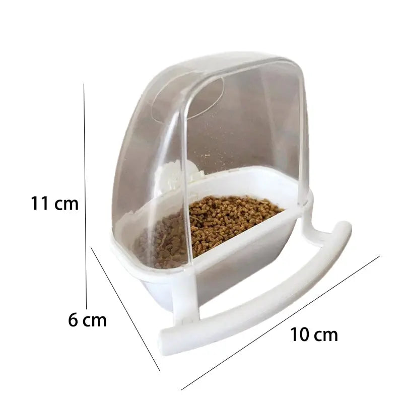 Bird Cage Feeder Parrot Birds Water Hanging Bowl Streetsharks