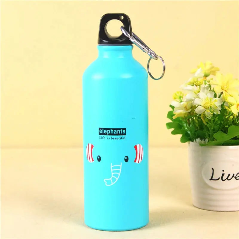 Bolttle Lovely Animals Creative Gift Outdoor Portable SportsCycling Camping Hiking Bicycle School Kids Water Bottle - Streetsharks