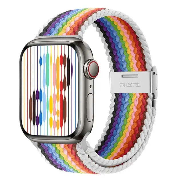 Braided solo loop strap For Apple Watch band Streetsharks