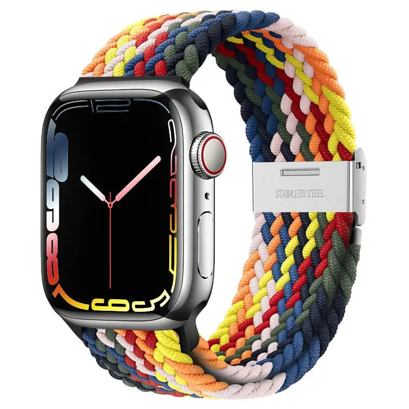 Braided solo loop strap For Apple Watch band Streetsharks