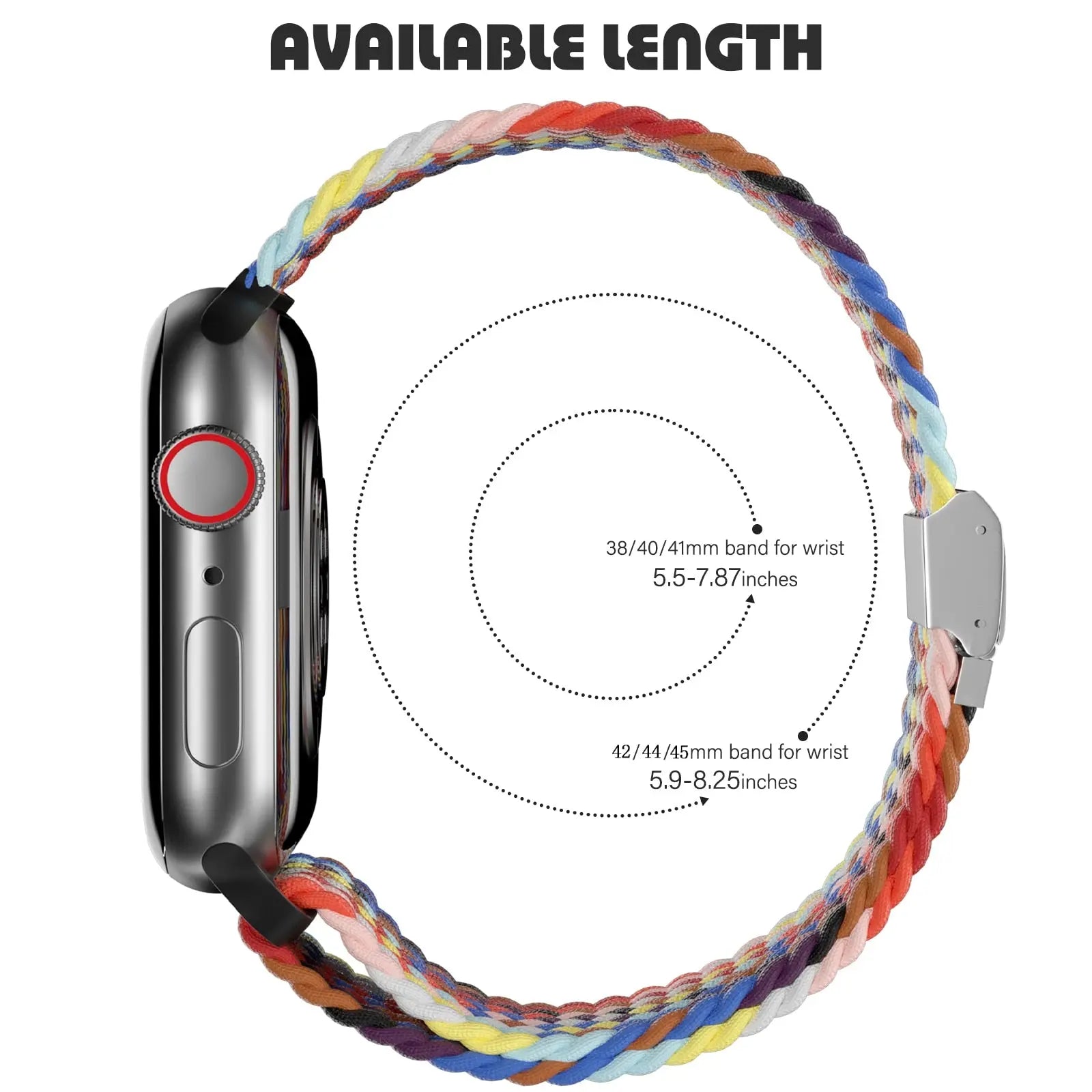 Braided solo loop strap For Apple Watch band Streetsharks