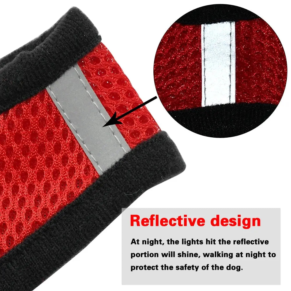 Breathable Mesh Small Dog Pet Harness Streetsharks