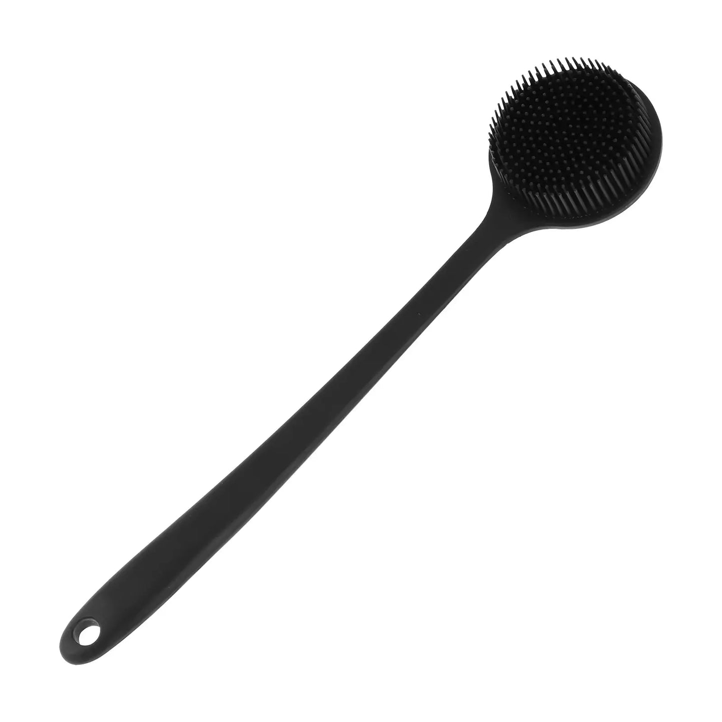 Brush Dry Brush For Body Body Shower Silicone Bath Handle Exfoliating Brushes Long Bathing Exfoliator Scalp Dry Shampoo Scrub Streetsharks