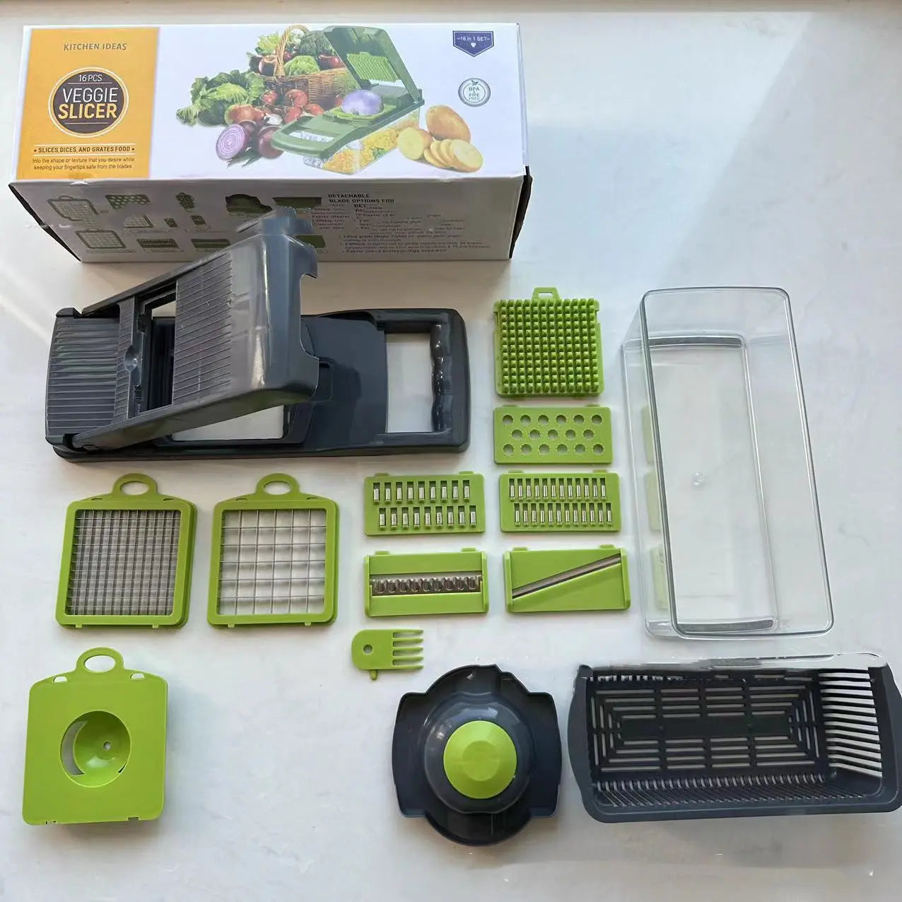 Chopper Storage Fantastic Kitchen Shred Dicing Slicer Vegetable Cutting StreetSharks